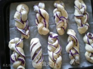 Fancy Purple Potato Braid Bun recipe