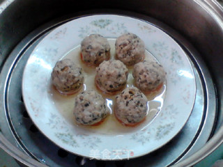 Steamed Truffle Meatballs recipe