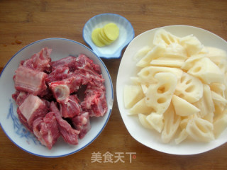 Lotus Root Pork Ribs Soup recipe