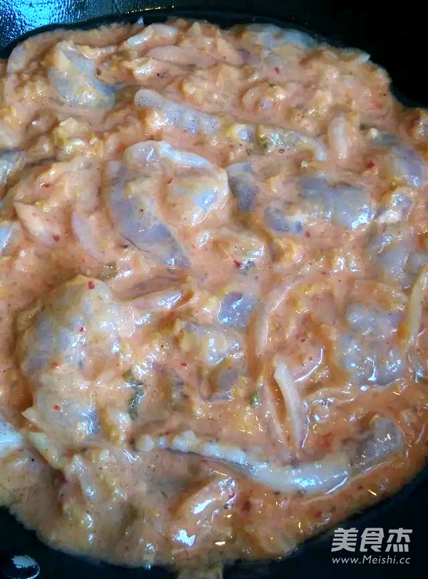Korean Seafood Kimchi Cake recipe