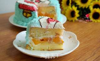 Doraemon Cream Layer Cake recipe