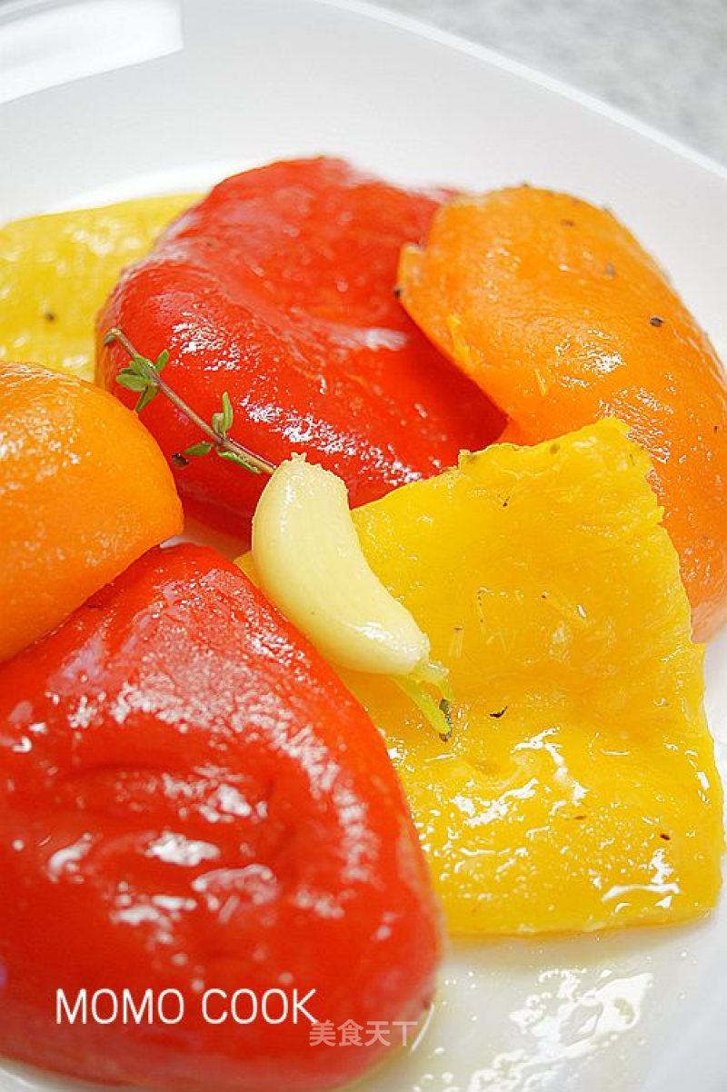 Western Food Appetizers-olive Oil Pickled Peppers recipe
