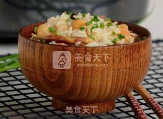 【scallion Seafood Rice】--- Let A Bowl of Delicious and Good Rice Carry A Thick Minnan Flavor recipe