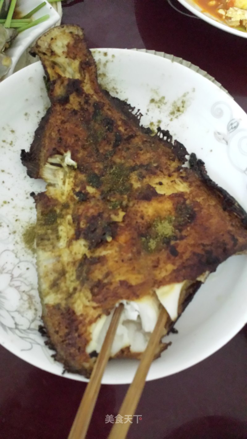 Pan-fried Cumin Large Partial Fish recipe