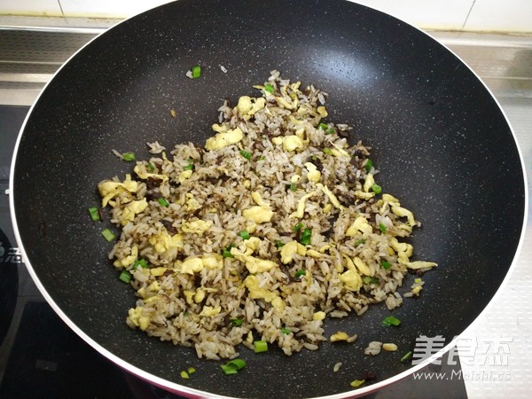 Fried Rice with Olive Vegetable and Egg recipe