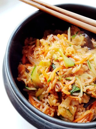 Fried Rice with Korean Spicy Sauce