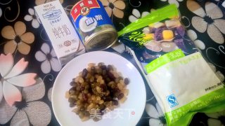Coconut Milk Honey Bean Taro Balls recipe