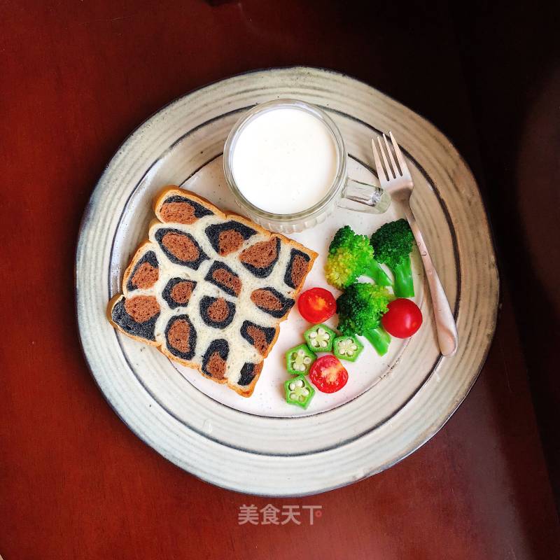 Leopard Print Toast-middle Method recipe