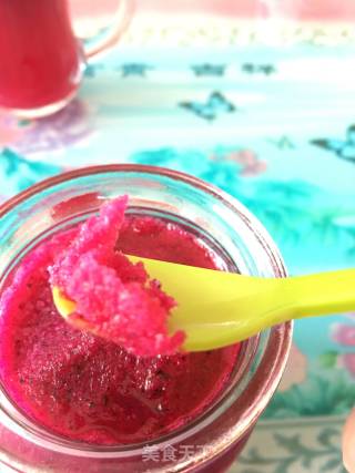 Yogurt Bird's Nest Pitaya Ice recipe