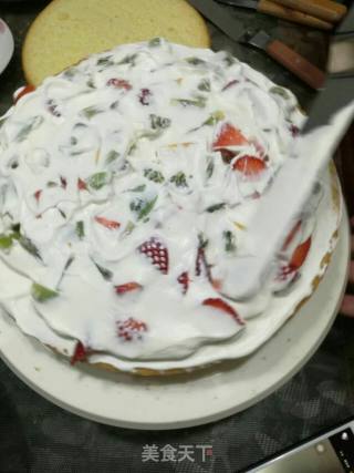 Fruit Pie Birthday Cake recipe