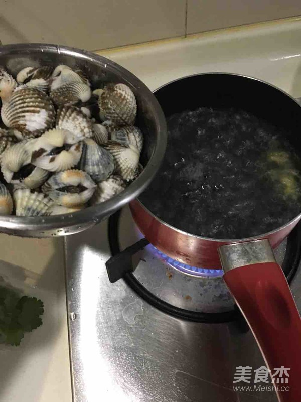 Raw Salted Blood Clams recipe