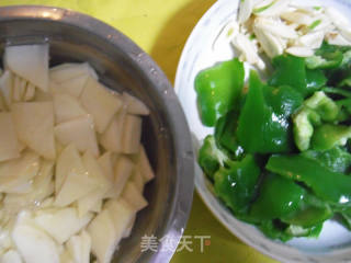 Green Pepper Potato Chips recipe