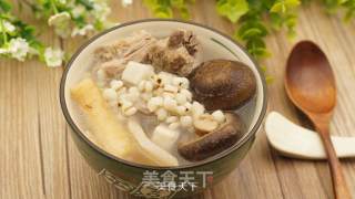 Yam Fuling Coix Dehumidifying and Warming Stomach Soup recipe