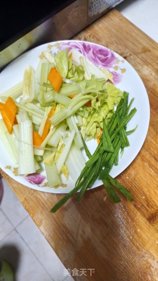 Stir-fried Celery with Shrimp recipe