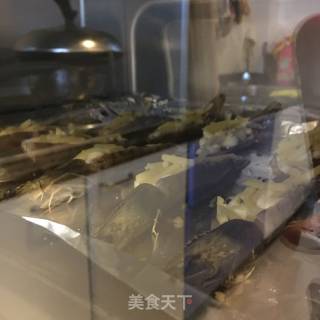 Baked Shrimp with Egg Yolk Cheese recipe