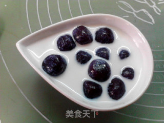 Arrowroot Version Purple Sweet Potato Taro Milk Drink recipe