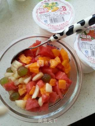 Yogurt Fruit Fishing recipe