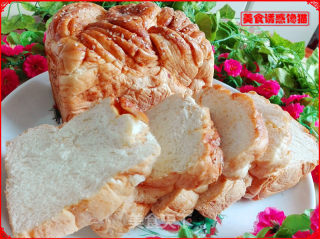 Braided Pork Floss Toast (one-time Fermentation) recipe