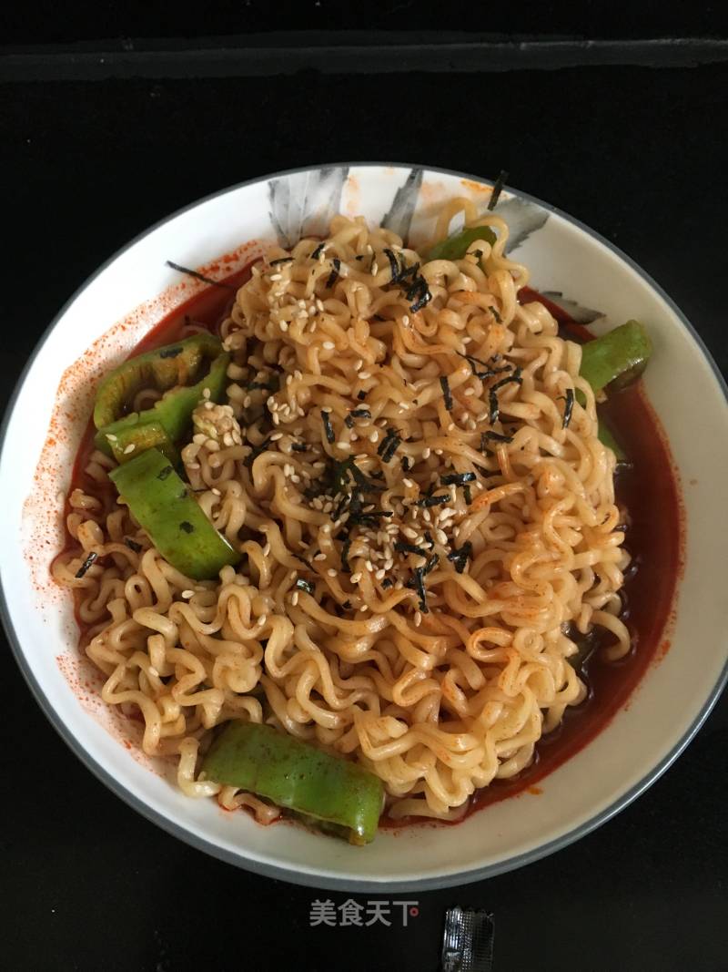 Green Pepper Turkey Noodle recipe