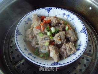 [chinese Food Competition Area]: Sweet and Sour Appetizer---steamed Pork Ribs in Plum Sauce recipe