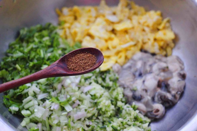 Sea Oyster Zucchini Dumplings recipe