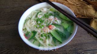 Cucumber Shrimp Noodles recipe