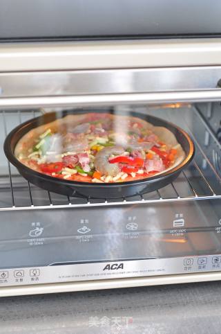 #the 4th Baking Contest and is Love to Eat Festival#shrimp and Bacon Pizza recipe