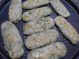 Glutinous Rice Strips with Salt and Pepper Chives recipe