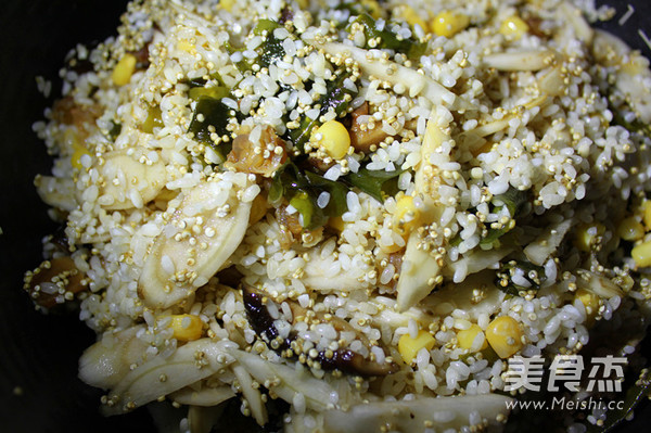 Seafood Quinoa Braised Rice recipe