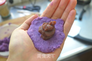 Healthy Dessert【milk Flavored Purple Potato Balls】 recipe