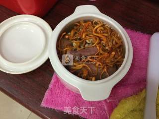Stewed Pigeon with Cordyceps Flower recipe