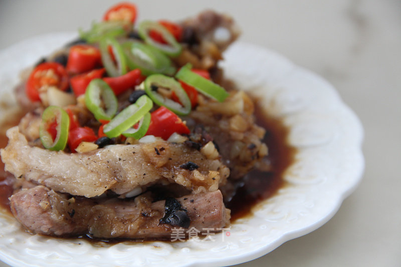 Mom’s Taste-steamed Spare Ribs in Black Bean Sauce recipe