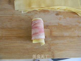 Bacon Bean Curd Roll recipe