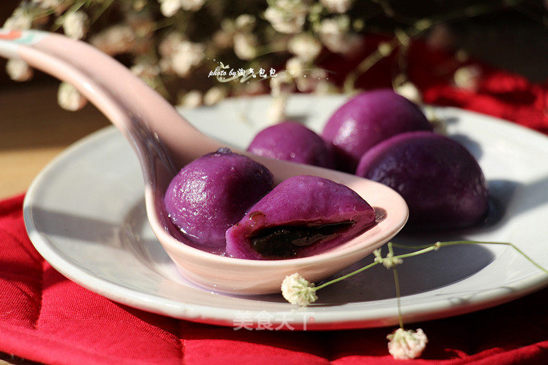 Meaningful [black Sesame and Purple Sweet Potato Gnocchi] recipe