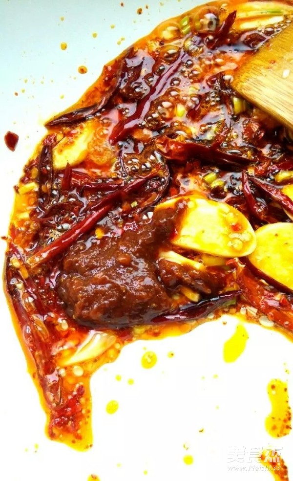 Spicy Red Oil Stir-fried Belly Shreds recipe