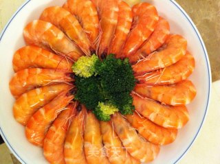 Simple Big Dish-boiled Shrimp recipe