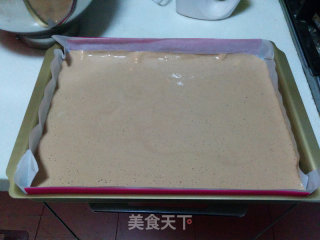 【giraffe Striped Cake Roll】 recipe