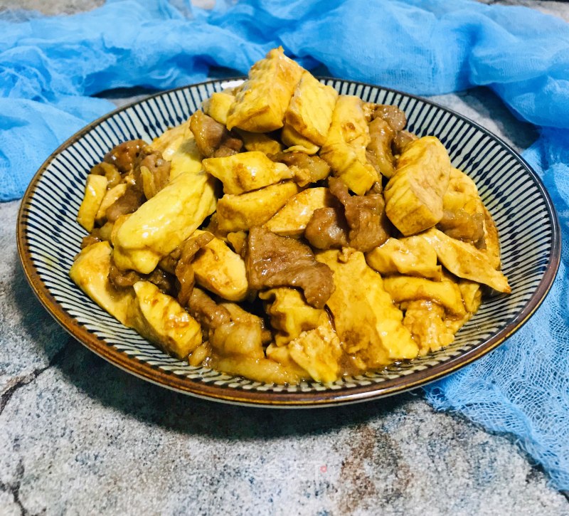 Fried Pork with Tofu recipe