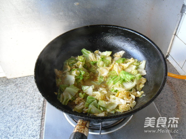 Braised Cabbage in Red Curry recipe