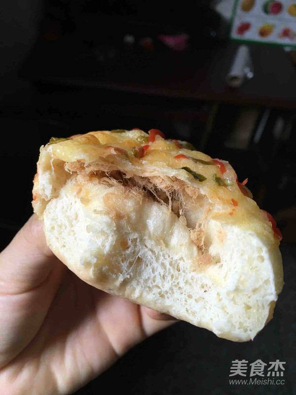 Chive Pork Floss Cheese Bread recipe