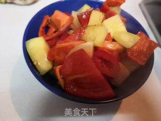 Warm in A Warm Winter Bowl (stewed Beef Brisket with Potatoes and Red Pepper) recipe