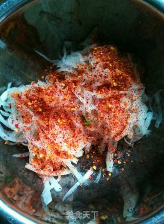 Shredded Radish Nest Eggs recipe