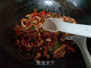 Stir-fried Squid Mustard recipe
