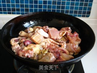 Braised Chicken with Cabbage Vermicelli recipe