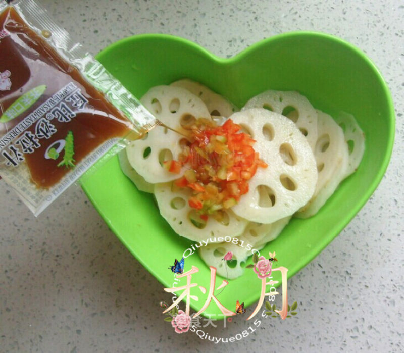 [trial Report of Chobe Series Products] Mixed Lotus Root Slices with Mustard recipe