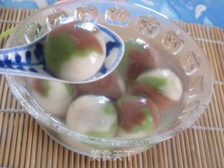 Color Version の【liu Li Tang Yuan】 recipe