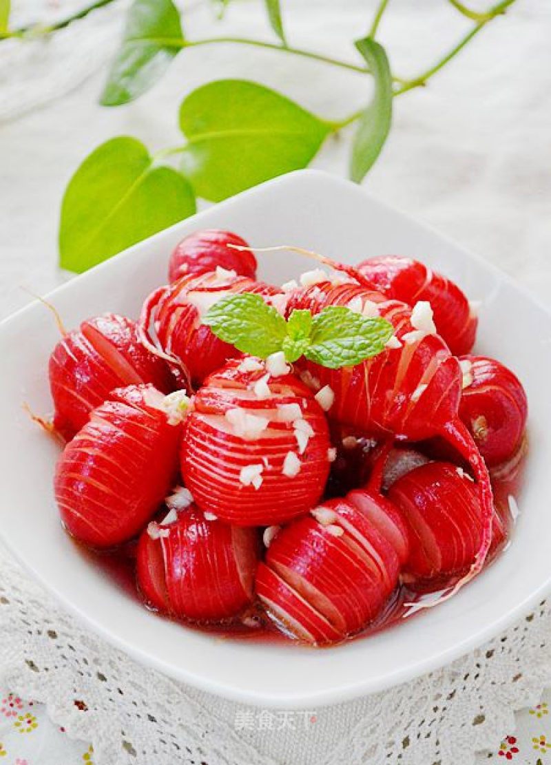 Sweet and Sour Cherry Radishes recipe