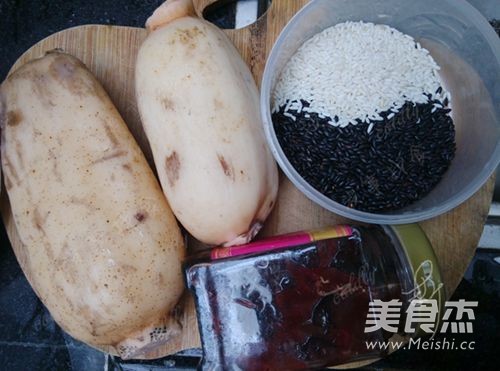 Rose Purple Rice Lotus Root recipe