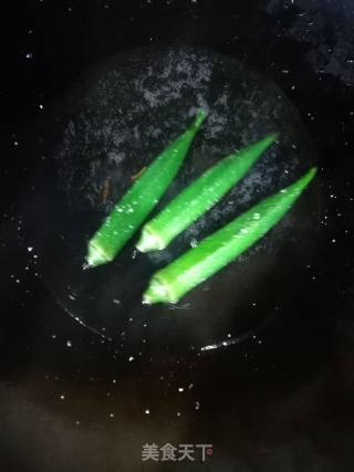 Okra Thick Egg Braised recipe
