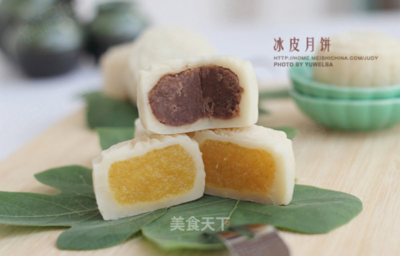 Snowy Mooncakes---mooncakes that Novices Can be 100% Successful recipe